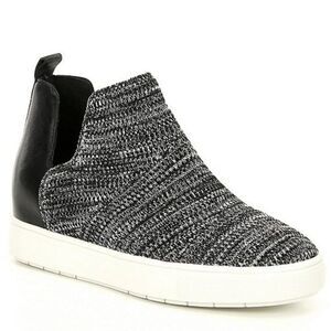 Flyknit Slip-On Black Wedge Sneakers A17